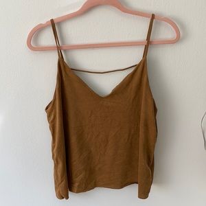 Suede Tank Top